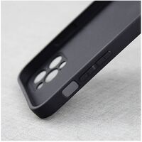 Husa pentru Samsung Galaxy S22 Ultra, Vafy, Liquid Silicone, cu Microfibra pe interior, Protectie Antisoc, Negru