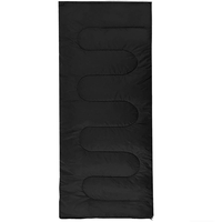 Sac de dormit, cu geanta de transport, 190x73cm, 10-25grade, culoare negru