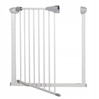 Poarta de siguranta Safety Gate pentru scari, ajustabila 111-120 cm, din otel, alba