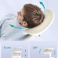 SONGMICS Scaun de birou ergonomic mesh, suport lombar dinamic, tetiera reglabila, brate rabatabile, 70x70x135 cm, bej