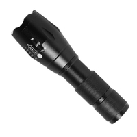 Lanterna Power Bank LED, Vafy, Incarcare USB, Raza 300m, 5W, Model T9 Telescopic 14.7 -15.7 cm, Functie Zoom si Incarcare Telefon, Negru