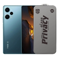 Folie de Protectie pentru Xiaomi Poco F5, Vafy, Sticla Securizata ESD Antistatica, Super-X Privacy OG, Margini Negre, 0.30 mm, Transparent Inchis