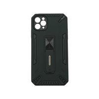 Husa de protectie Vafy pentru Apple iPhone 12 Mini Defender Model 4 cu suport, Negru