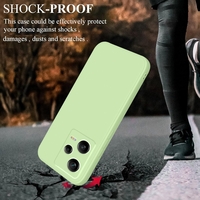 Husa de Protectie Matte TPU, Vafy, pentru Xiaomi Redmi 12 Pro, Protectie Camera, Antisoc, Antizgariere, Antialunecare, Acoperire Completa, Verde