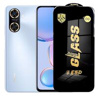 Folie de Sticla pentru Huawei Enjoy 60, Vafy, Sticla Securizata ESD Antistatica, Super-X Privacy OG, cu Margini Negre, Rezistenta la Zgirieturi, 0.35 mm, Transparenta