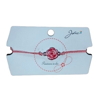 Martisor Bratara Traditionala, Snur Alb Rosu, Multiple Modele de pandantiv cu specific Traditional