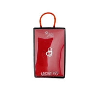 Pandantiv din Argint 925, Jolie Silver, pentru Dama, Model Inima Contur Minizirconii, 0.52 g, 1 x 1 cm, Argintiu