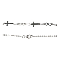 Bratara Argint 925 Cruce si Infinit, 2 g