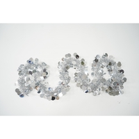 Beteala Craciun, Flippy, argintiu, marimea: 2 m x 11 cm material:folie PVC, interior/exterior
