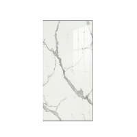 Set 10 Placi Tapet, Vafy, 60 x 30 cm, Grosime 1.5 mm, din PVC, Model Imitatie de Marmura, Suprafata acoperita 1.8 mp, Gri Deschis