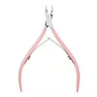 Cleste pentru Unghii si Cuticule, Flippy, din Otel Inoxidabil, Protectie Varf, 17 x 7 x 2 cm, Roz