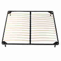 Somiera metalica rabatabila pentru pat 160x200 cm cu pistoane gaz, 26 lamele, cadru rezistent
