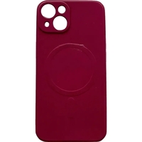 Husa protectie Vafy compatibila cu iPhone 13 Pro (6.1), Liquid MagSafe, ring-shaped, magnetica, Visiniu