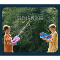 Pistol cu Apa pentru Copii, Rezervor, Pentru Piscina/Plaja, Flippy, 6ani+, Quick Fill, Albastru, 600ML