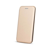 Husa de protectie Vafy compatibila cu Apple iPhone 12/12 Pro Magnet Book Case Auriu