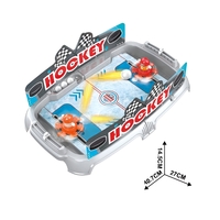 Joc de Masa Interactiv Ice Hockey pentru Copii, Flippy, 4 Mingi, Tabela Scor, 40.7x27x14.5 cm, Gri