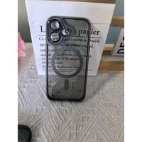 Husa de Protectie Compatibil cu iPhone 16 Plus, Vafy, Incarcare Wireless, Tehnologie Magsafe, Carcasa din TPU/ PC, Protectie Camera, Antisoc, Antizgariere, Negru - Transparent