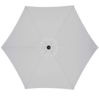 Umbrela terasa gradina, cu manivela si inclinare, diametru 260cm, gri