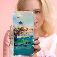 Folie de Protectie, Vafy, pentru iPhone 15 Pro Max, Tempered Glass 2.5 cu Pietricele, ESD, HD, Transparent