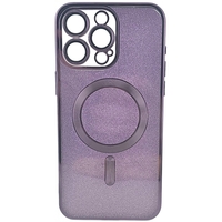 Husa de Protectie 2 in 1, Vafy, pentru Apple iPhone 14 Pro, Compatibila MagSafe, Magnetica, cu Protectie Lentila, din TPU, Mov