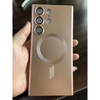 Husa de protectie Vafy, cu incarcare Wireless, Tehnologie Magsafe, pentru Samsung Galaxy S23 Plus , Rose Gold