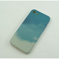 Husa protectie Vafy compatibila cu Apple iPhone 7/8G/SE2020 Tpu Ombre, Verde/Alb