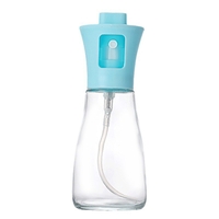 Pulverizator pentru Ulei, Vafy, Pulverizator din Sticla pentru Otet sau Alte Lichide de Gatit, Simplu Reincarcabil, Multifunctionale, 17.3 x 5.6 cm, Capacitatea 170 ml, Albastru