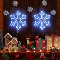 Fulg de Nea Luminos, Flippy, 96 Led, cu Joc de Lumini, Transformator Inclus, 50x50 cm, Alb, Lumini Multicolore