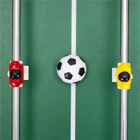Masa de fotbal pentru copii, cu 6 manere, 18 jucatori, structura si picioare MDF, tabela scor, 69x35x62 cm