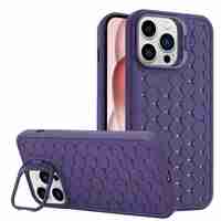 Husa de Protectie TPU, Vafy, pentru Samsung Galaxy S24 Ultra, 3D Cube, cu Inel, Protectie Camera, Antisoc, Antizgariere, Antialunecare, Acoperire Completa, Mov