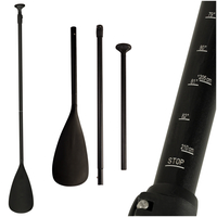 Vasla pliabila pentru SUP, 170-210 cm – usoara, reglabila, 2 segmente, negru