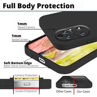 Husa de Protectie, Vafy, pentru Huawei P50 Pro, Liquid Silicone, cu Microfibra pe Interior, Protectie Antisoc, Compatibil Incarcare Wireless, Negru