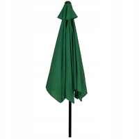 Umbrela terasa gradina, cu manivela si inclinare, diametru 250cm, Verde