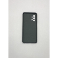 Husa protectie Vafy compatibila cu Samsung Galaxy A32 5G Liquid Silicone Ring cu suport rotativ Negru