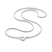 Lantisor din Argint 925, Jolie Silver, pentru Dama, Model Sfoara, 1.7 g, 38 cm, Design Delicat si Romantic, Argintiu