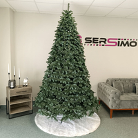 Brad artificial Christmas Deluxe by Sersimo, Canada argintiu, 3D, 230cm