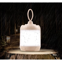 Mini Lampa LED de Camping, Vafy, pentru Aer Liber, Reincarcabila USB Type C, 3 Trepte de Lumina, Portabila, 13.8 x 6.5 cm, 5V, Alb