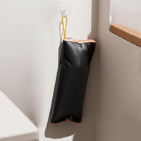 Husa Depozitare Umbrela, Flippy, Impermeabila, Interior Microfibra, cu Fermoar, 28 x 12 cm, Negru/Portocaliu