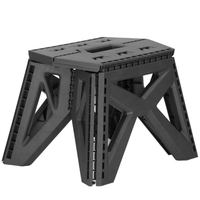 Scaun inaltator multifunctional tip scara, 100 kg, compact, cu maner, 31x23x23 cm, gri