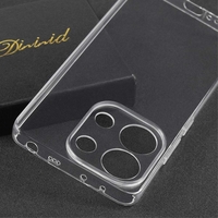 Husa Telefon, Vafy, Compatibila Xiaomi Redmi Note 13 5G, Carcasa TPU, Protectie Camere, 1.5 mm, Transparent