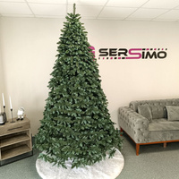 Brad artificial Christmas Deluxe by Sersimo, Canada argintiu, 3D, 230cm
