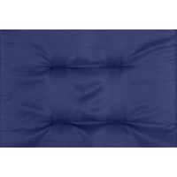 Scaun pliabil de gradina cu perna, structura metalica, 59x66x90 cm, albastru