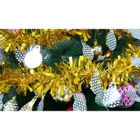 Beteala Craciun, Flippy, auriu, marimea: 2 m x 11 cm x 9 cm material:folie PVC, interior/exterior