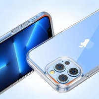 Husa TPU pentru iPhone 14 Plus, Vafy, Silicon, Protectie Antisoc, Transparenta