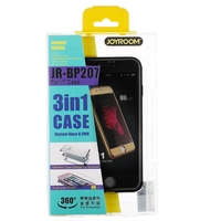 Husa Apple iPhone 6+/6S+ Joyroom (Fata + Spate) Rosu + Folie de protectie