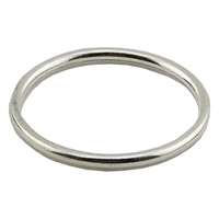 Inel Dama Argint 925, Jolie Silver, Tip Verigheta, Marimea 61, 0.3 cm x 2.2 cm, 0.9 g, Argintiu