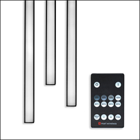 Set iluminare led pentru riflaje MDF, varianta II, 2 lampi x 1 metru, 520 lm, 5.6W, telecomanda