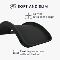 Husa de Protectie Matte TPU, Vafy, pentru Samsung Galaxy A35 5G, Protectie Camera, Antisoc, Antizgariere, Antialunecare, Acoperire Completa, Negru