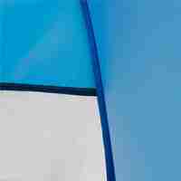 Cort plaja autoexpansibil POP-UP cu plasa ventilatie si protectie UV, 160x140x115 cm, albastru
