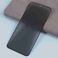 Folie Sticla Securizata, Vafy, Pentru Samsung Galaxy S23 FE, Privacy Classic, 2.5D, Confidentialitate 35°, Negru Transparent